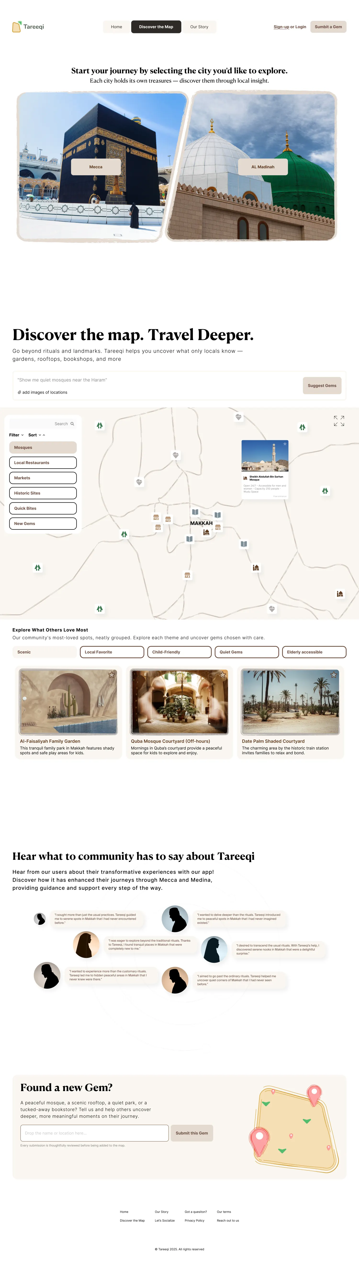 Discovery map / desktop van Tareeqi
